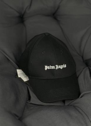 Оригинальный &lt;unk&gt; кепка palm angels cap hats black, кепка пальм, мужская2 фото