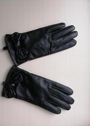 Кожаные перчатки dorothy perkins из натуральной, мягкой кожи, новые5 фото