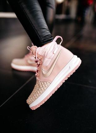 Черевики nike dukboot 17 pink  ботинки