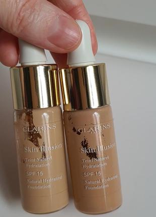 Разъясняющий тональный крем clarins skin illusion