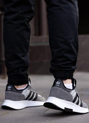 Adidas retropy f2 grey black9 фото