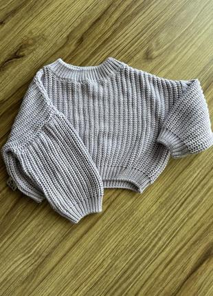 Вязаный свитер от little angel