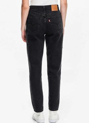 Джинсы левайс levi’s mom 80s черные3 фото