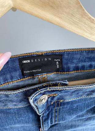 Укороченные котоновые джинсы3 фото