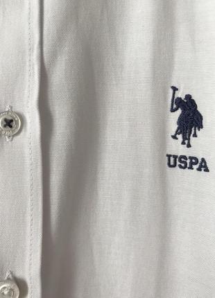 Белоснежная сорочка «u.s.polo assn»2 фото