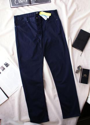Актуальные брендовые джинсы в темно-синем оттенке от h&amp;m1 фото