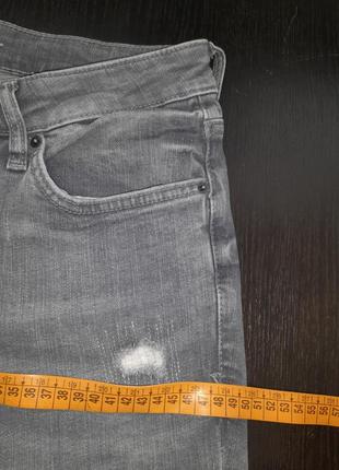 Укороченные плотные джинсы6 фото