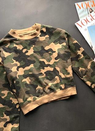 👚суперский тёплый свитер милитари/свитшот цвета хаки флис/зелёно-бежевая кофта на флисе👚