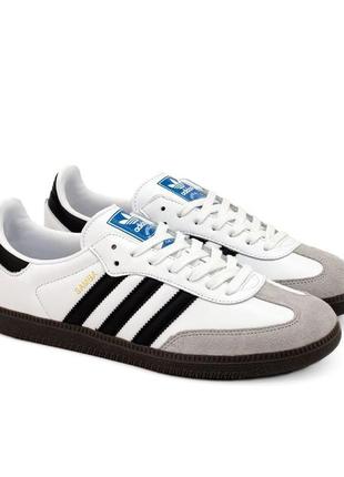 Adidas samba grey white