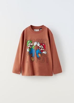 Кофта/лонгслив с длинным рукавом zara для мальчика 12 лет