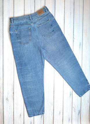 💥1+1=3 брендовые зауженные мом джинсы высокая посадка superdry, размер 46 - 482 фото