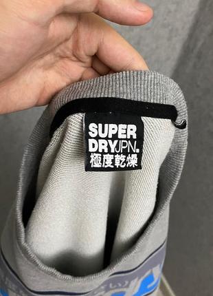 Серый свитшот от бренда superdry5 фото