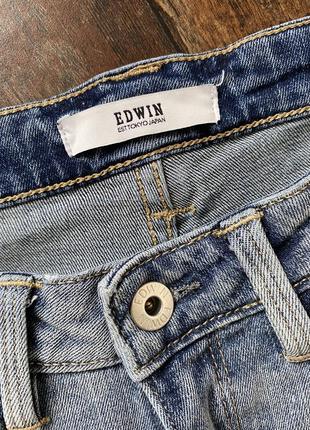 Качественные крутые джинсы slim low waist от дорогого бренда edwin y2k6 фото