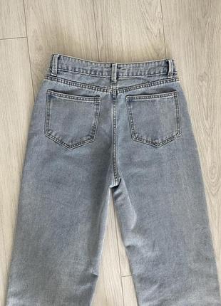 Голубые джинсы с высокой талией shein (m)8 фото