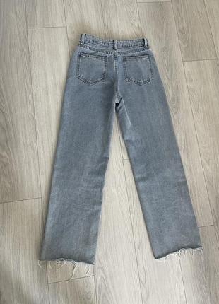 Голубые джинсы с высокой талией shein (m)6 фото