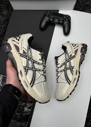 Мужские кроссовки asics gel-kahana 8 beige black