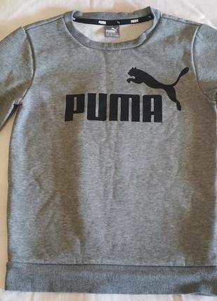 Брендовый свитшот Puma на мальчика 9-10 лет в идеальном состоянии