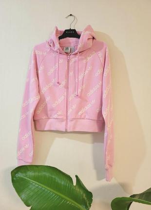 Вкорочене худі adidas