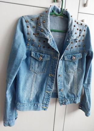 Джинсовка джинсовый пиджак vera&amp;lucy3 фото