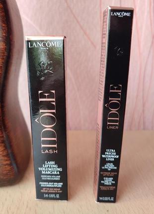 Lancôme lash idôle, туш для об'єму та підкручення. підводка водостійка1 фото