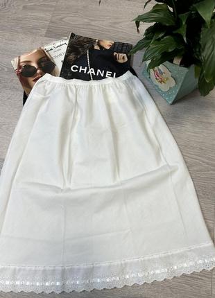 Юбка нательная подъюпник в винтажном стиле ретро юбка2 фото