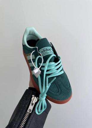 Женские кроссовки adidas spezial handball green premium4 фото