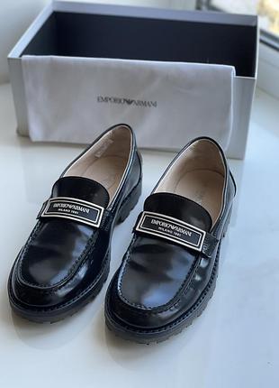 Мокасини для хлопчика emporio armani