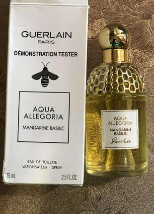 Туалетная вода тестер в стиле guerlain aqua allegoria