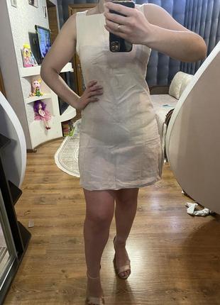 Платье лен