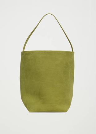 The row tote bag green сумка шопер8 фото