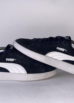 Кроссовки кеды замшевые puma 38 (24,5 см) oriгинал3 фото