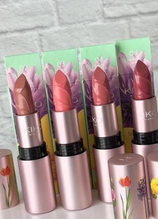 Новинка! зволожуюча помада kiko milano days in bloom hydra-glow lipstick