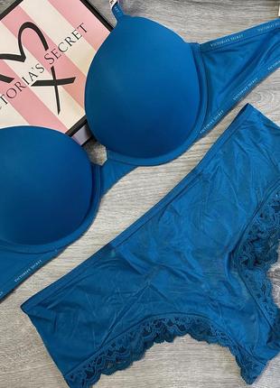 Комплект білизни victorias secret bombshell оригінал подвійний пуш ап