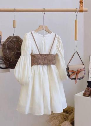 Легка чарівна сукня з жилеткою  🌹3 фото