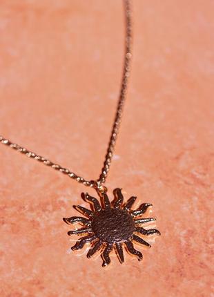 Подвеска солнце на цепочке3 фото