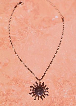 Подвеска солнце на цепочке2 фото