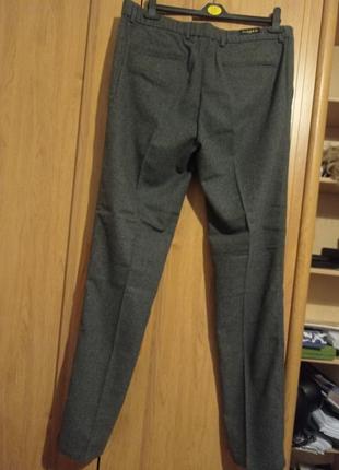 Прямые мужские брюки из коллекции ovs piombo, 20% шерсти. цена покупки - 45 евро.3 фото