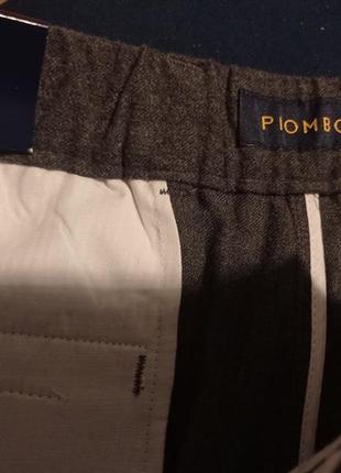 Прямые мужские брюки из коллекции ovs piombo, 20% шерсти. цена покупки - 45 евро.6 фото