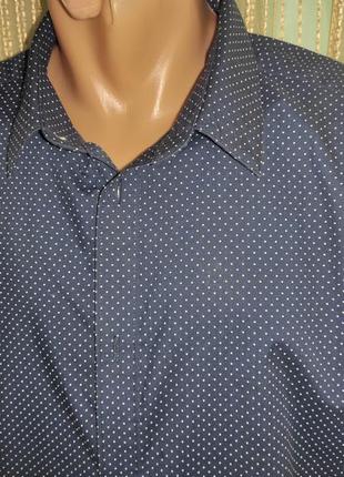 Стильная нарядная деловая новая сток рубашка-рубашка бренд.h&amp;m.хл8 фото