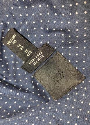 Стильная нарядная деловая новая сток рубашка-рубашка бренд.h&amp;m.хл10 фото