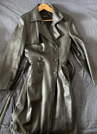 Vintage leather cloak