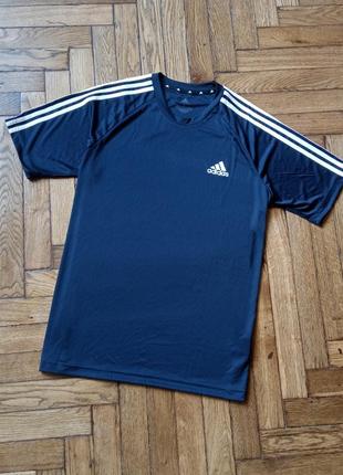 Чоловіча спортивна футболка adidas aeroready sereno 3-stripes tee2 фото