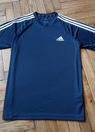 Чоловіча спортивна футболка adidas aeroready sereno 3-stripes tee4 фото