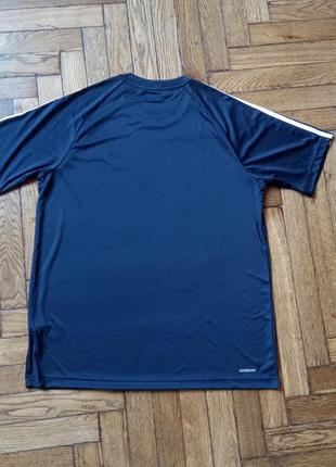 Чоловіча спортивна футболка adidas aeroready sereno 3-stripes tee5 фото