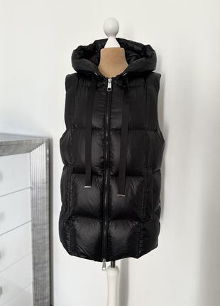 Пуховый жилет boss с капюшоном, s-m