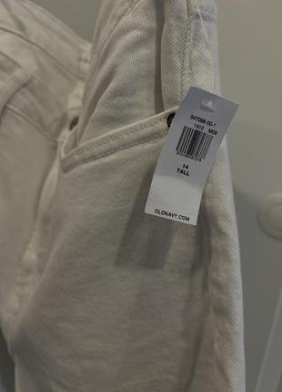 Джинсы old navy белые размер 14 tall новые3 фото