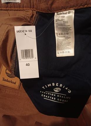 Чоловічі прямі брюки timberland коричневого кольору. нові. ціна покупки - 80 євро.5 фото