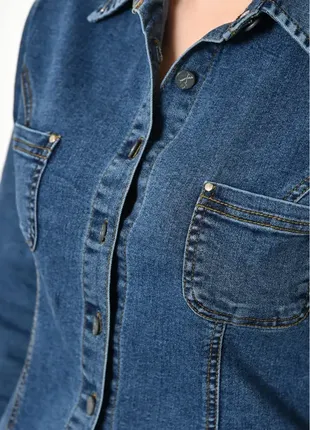 Классический приталенный джинсовый пиджак жакет4 фото