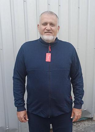 Чоловіча кофта великих розмірів з турецької тканини