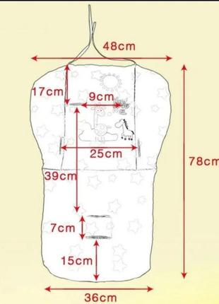 Чохол матрасик в візочок3 фото